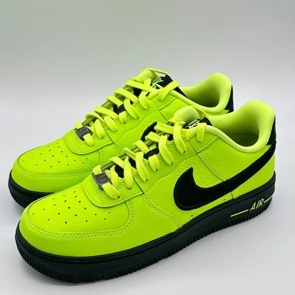 Women's Nike Air Force 1 Dance Volt/Black-Gunmetal FJ7409-700 Sz 6.5 - Picture 2 of 11